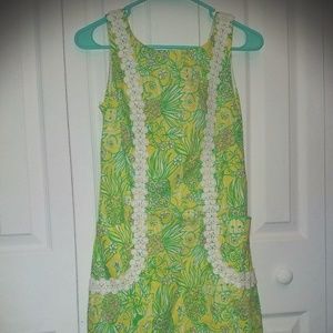 NEW LILLY PULITZER Dress Size 0 Hard to Find Print